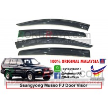 Ssangyong Musso FJ (1st Gen) 1993-2005 AG Door Visor Air Press Wind Deflector (Big 12cm Width)